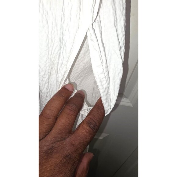 NWT A New Day White Textured Sleeveless Mini Dress Adjustable Straps For Women's - Picture 4 of 8